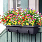 AGIRL Artificial Flowers Outdoor UV Resistant Fake Plant Garden Patio Decor
