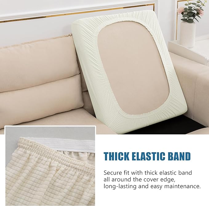 Water Resistant Sofa Seat Cushion Covers, RV Dinette Couch Cushion Slipcovers - Image 4