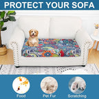 Smiry Printed Couch Cushion Covers, Stretch Soft Couch Covers - Image 7
