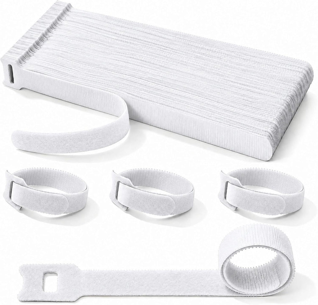 200Pcs Reusable Cable Ties 12 Inch, Adjustable Cord Organizer, Garland Ties