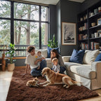 Rugs for Living Room 5x8, Alfombras para Salas Shag Large Plush Soft Area Rug - Image 4