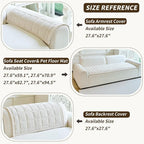 Couch Covers for Dogs Washable, Non Slip Couch Covers for Loveseat Sofa Pet - Image 4