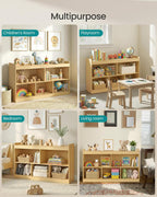SONGMICS Kids' Toy Storage Shelf, Montessori Shelf with 5 compartments