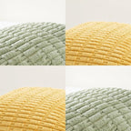 Fancy Homi Set of 4 Summer Boho Decorative Throw Pillow Covers 18x18 Inch - Image 4