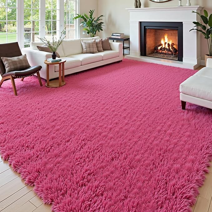8x10 Area Rugs for Living Room Bedroom, Large Area Rug Shaggy Carpet Soft Plush - Image 4