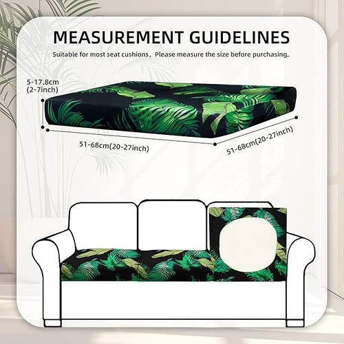 8Pcs Stretch Patio Cushion Covers, Outdoor Couch Covers Replacement, Outdoor - Image 2
