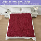 Bigacogo Chunky Knit Throw Blanket - Image 5