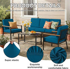 hyha 12Pcs Patio Cushion Covers, Stretch Outdoor Couch Cushion Covers, Washable - Image 3