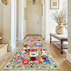 Rug for Hallways Kitchen Rug 3x7, Non Slip Washable Rugs by WelcometoBabovid