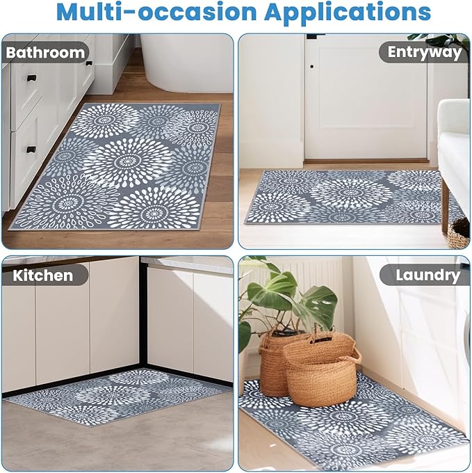 StepRite Runner Rug 2 x 3 ft, Washable Rugs, Hallway Runner Rugs, Kitchen - Image 6