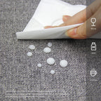 BALCONY & FALCON Rectangle Table Cloth Waterproof Gray 70"x55"