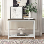 ChooChoo Farmhouse Console Table, Narrow Sofa Table for Entryway, 40 Inch