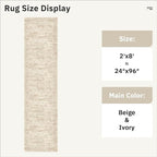 Runner Rug 2'x8' Washable Non-Slip Runner Rugs - Image 4
