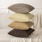 MIULEE Pack of 2 Corduroy Decorative Throw Pillow Covers 20x20 Inch Soft Boho - Image 8