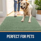 OLANLY Dog Door Mat for Muddy Paws 70x35, Absorbs Moisture and Dirt, Absorbent - Image 6