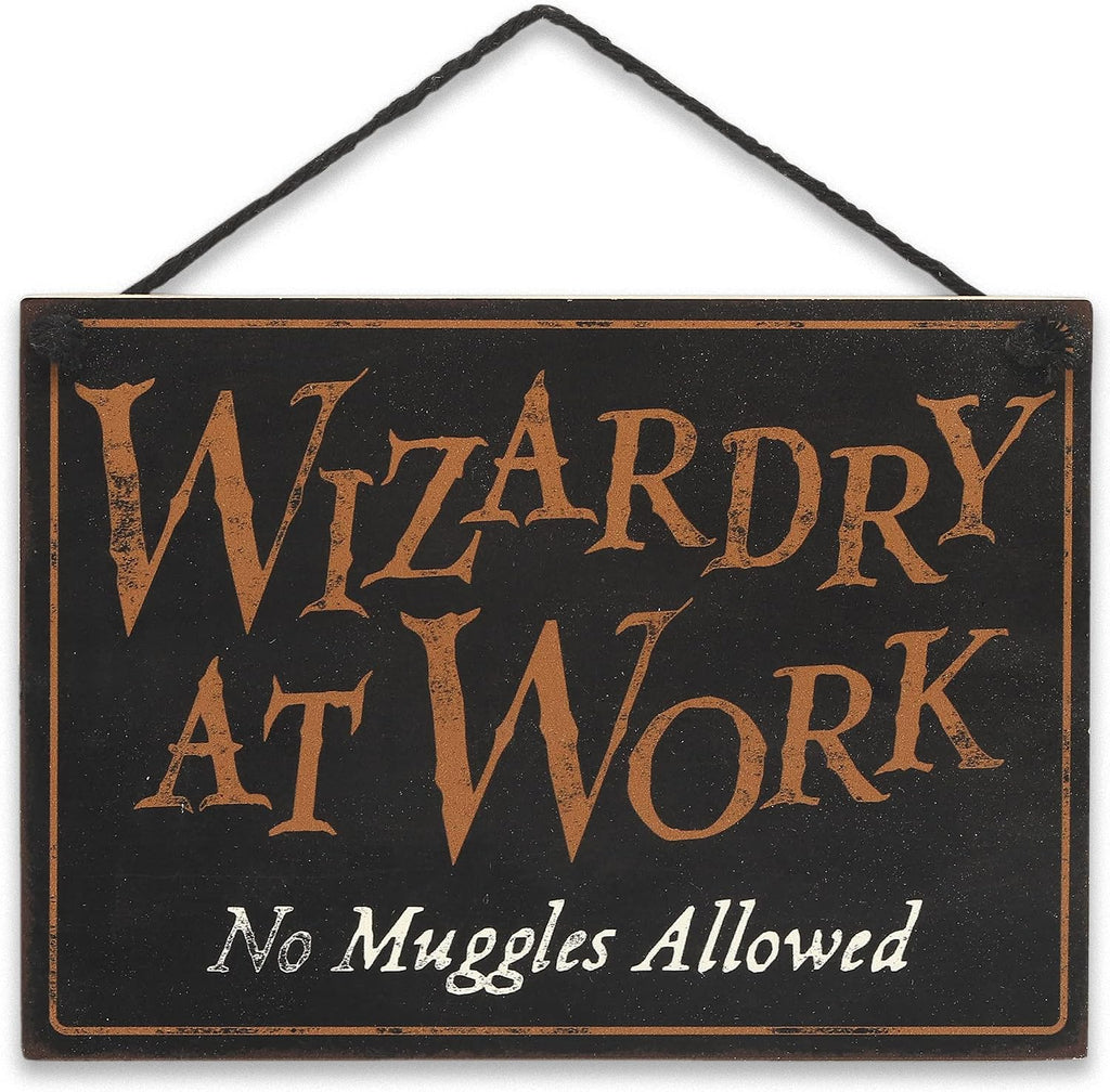 Harry Potter Double Sided Hanging Wood Wall Decor