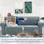 ZNSAYOTX 1 Piece Jacquard Couch Covers - Image 2