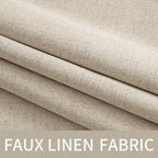 MIULEE 100% Blackout Linen Curtains - Image 5