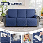 TAOCOCO 100% Waterproof Recliner Sofa Cover, Non Slip Split Couch Covers - Image 6