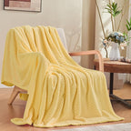 inhand Champagne Gold Fleece Throw Blanket by inhand