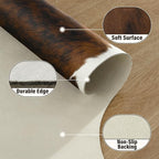 AROGAN Western Decor Faux Fur Cowhide Rug, 6.2x7 Feet Premium Animal Skin Cow - Image 8