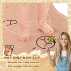Kids Bathtub Mat Non Slip, Soft Rubber Shower Mat for Toddler