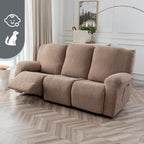 Waterproof Recliner Couch Cover Stretch Slipcover for Pets, 3 Seater