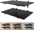 2 Pack Garage Wall Shelving, 2x3ft Heavy Duty Wall Shelves, Black