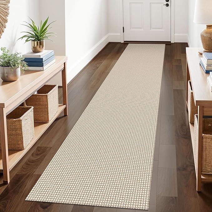 KOZYFLY Runners for Hallways 2x10 ft Washable Kitchen Runner Non Slip Rubber by KOZYFLY