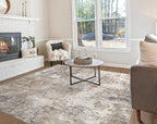 UERMEI Square Area Rugs : Washable 8x8 Neutral Modern Abstract Carpet - Image 7