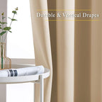 NICETOWN Blackout Draperies Curtains Panels - Image 4