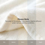 Bedsure GentleSoft Fleece Blankets Queen Size Cream - Birthday Gifts for Women Bed Blanket Soft Lightweight Plush Fuzzy Cozy Luxury Microfiber, Home Room Decor Gifts, 90x90 inches