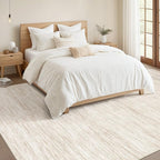 Nakagishi 6X9 Area Rugs Living Room: Washable Large Vintage Rug Neutral - Image 5