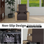 Easy-Going Recliner Chair Slipcover Reversible Sofa Cover Water Resistant Couch - Image 3
