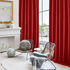 Deconovo Christmas Blackout Curtains, Thermal Insulated, W52 x L45 2 Panels - Image 4