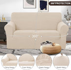 U-NICE HOME Loveseat Cover Stretch Couch Cover Sofa Cover Sofa Slipcover - Image 3