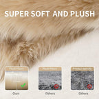 Faux Fur Rug, Ultra Soft Fuzzy Shag Rug - Image 5