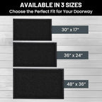 Sierra Concepts 2-Pack Front Door Mat Ribbed Black - Image 5