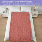 Bigacogo Chunky Knit Throw Blanket - Image 6