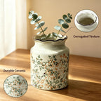 Ceramic Utensil Holder For Kitchen Counter (Vine)