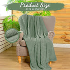 Buryeah 6 Pcs Flannel Throw Blanket Bulk 50 x 60 in Sleepover Blanket Outdoor - Image 2