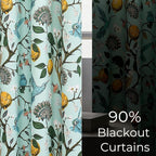 Topfinel 72 Inches Long Floral Curtains - Image 5
