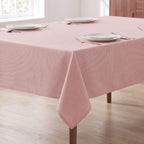 H.VERSAILTEX Linen Table Cloths Rectangle 60 x 120 Inch Premium Tablecloth Spill-Proof Waterproof Table Cover for Dining Buffet Feature Extra Soft and Thick Fabric Wrinkle Free, Natural