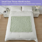 Bigacogo Chunky Knit Throw Blanket - Image 5