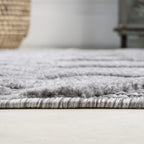 JONATHAN Y Moroccan Diamond Indoor Outdoor Area Rug 3X5 Light Gray, Peralta for Backyard, Patio, Porch, Easy-Cleaning, High Traffic, Pet-Friendly, Non-Shedding (IBZ103C-3)