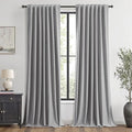 MIULEE 100% Blackout Linen Curtains by MIULEE