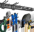 Garage Wall Organizer, 49.5-Inch Tool Rack, 510 lb Capacity