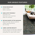Washable Dark Green 10x12 Rug for Living Room - Image 8