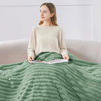 BEDELITE Fleece Green Throw Blanket - Image 3