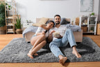 ONASAR Grey Area Rugs for Bedroom Living Room, Fluffy Fuzzy Shag Shaggy 4x6 - Image 7